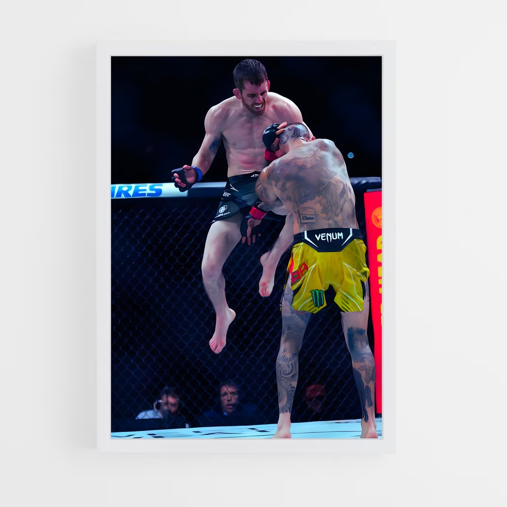Poster Combat d'Artistes – affiche MMA (vue 3)